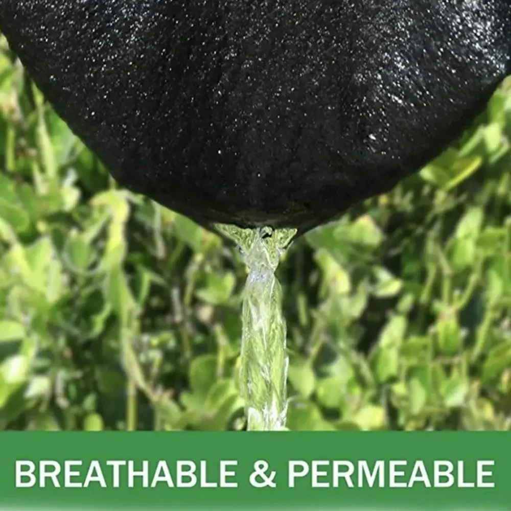 New Reusable Weed Control Fabric Water-permeabl with Holes Lawn Protection Cover Fruit Tree Fabric