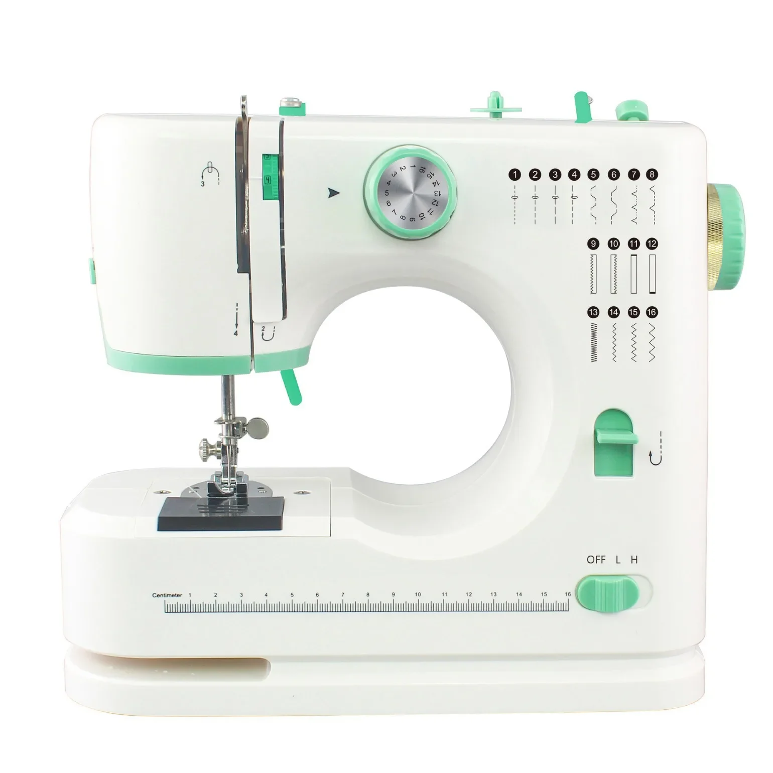 16 Stitches Household Electric Sewing Machine Edge Lock
