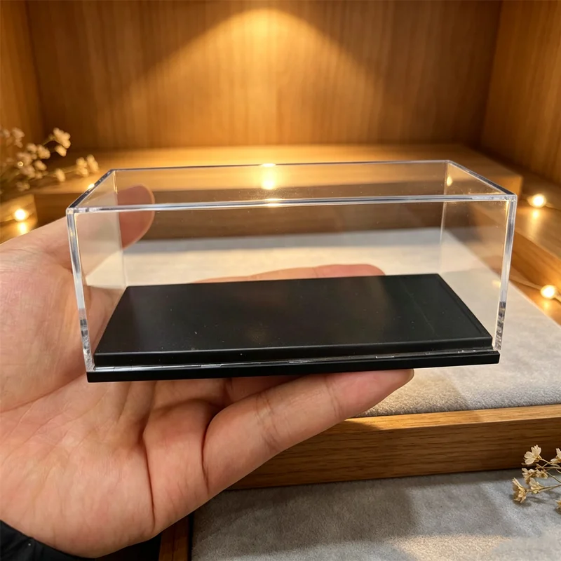 1/5Pcs 1/64 Scale Model Car Acrylic Showcase Dust-Proof Display Box With Cover For MiniGT Diecast Car Storage Organizer