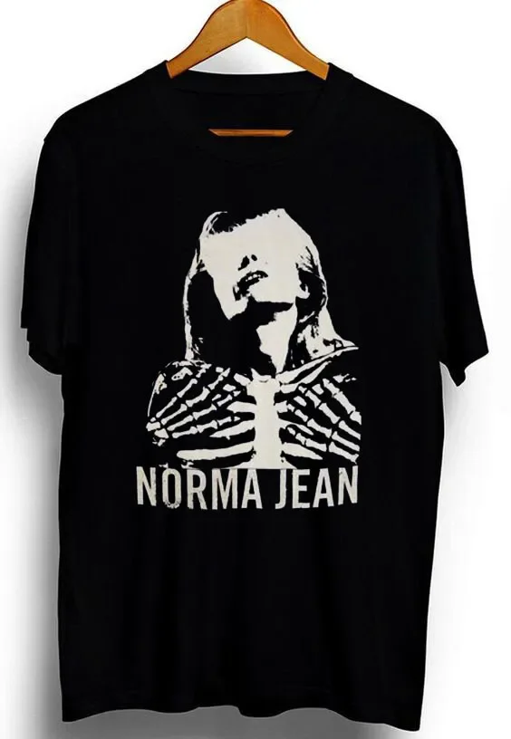 Reprinted Norma Jean band t shirt, metalcore music, cotton t-shirt