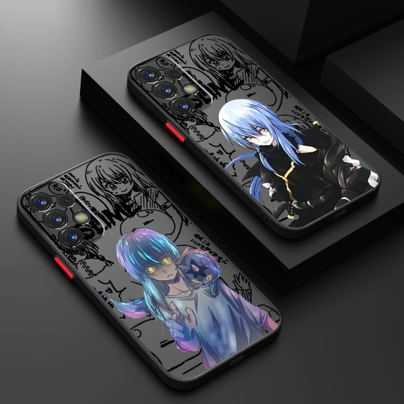 R-Rimuru T-Tempest Cool Anime Frosted Translucent For Samsung Note 20 A35 A03 A54 A31 A22 A34 A14 A24 A04 A55 5G TPU Phone Case