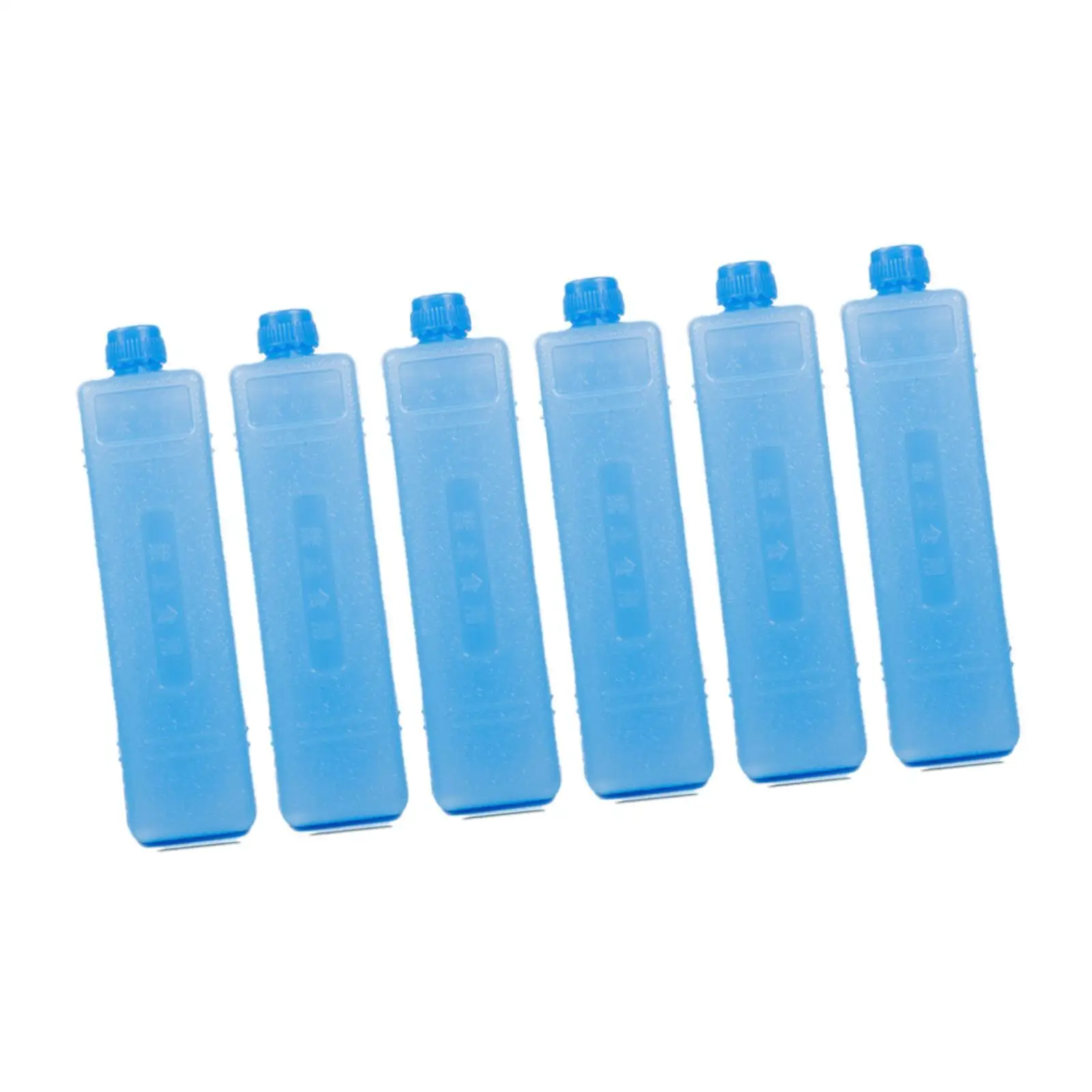 6x Ice Blocks Versatile Ice Brick Packs for Fishing Home Air Conditioner Fan