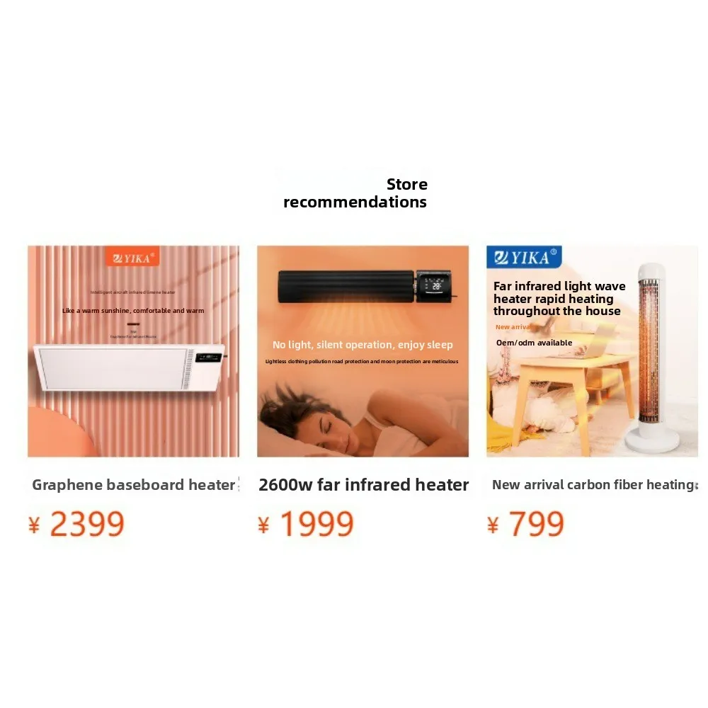 Ventilador de aquecimento de grafeno 3 em 1 de 2000 W, para estufa de garagem doméstica, aquecimento rápido com termostato, aquecedor infravermelho economizador de energia