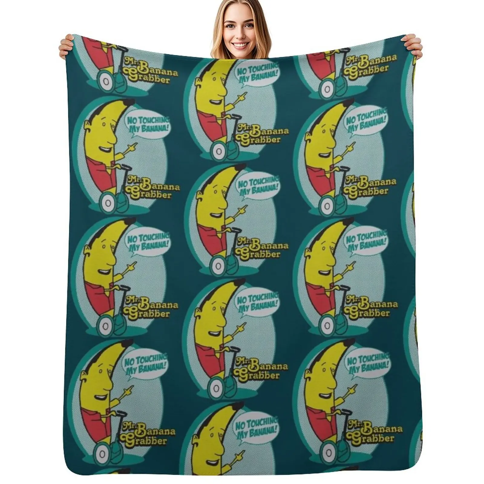 

Mr. Bananagrabber - Arrested Development Throw Blanket Moving Beautifuls Plaid Sofas Blankets