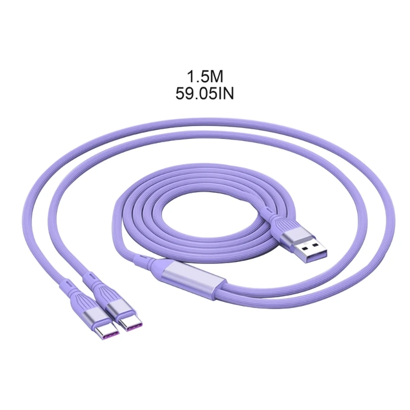 USB充電器と電話用の2 in 1充電ケーブル,5a,Cタイプ,マイクロUSB,急速充電コード,ユニバーサル充電ケーブル