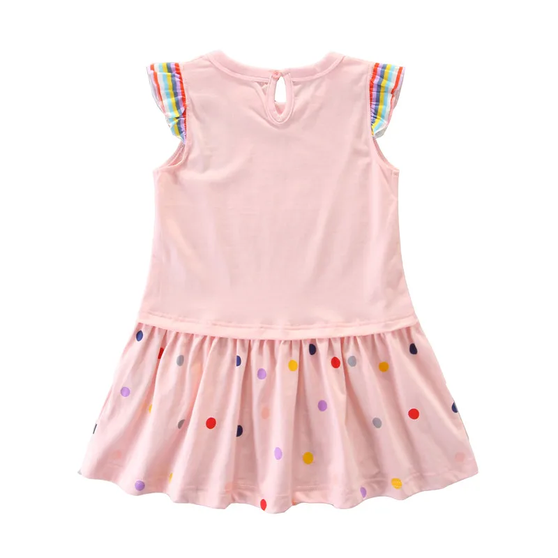 New Arrival Baby Princess Dresses Cotton Summer Girls Party Dress Fashion Kids  School Children Clothing Toddler Dresses