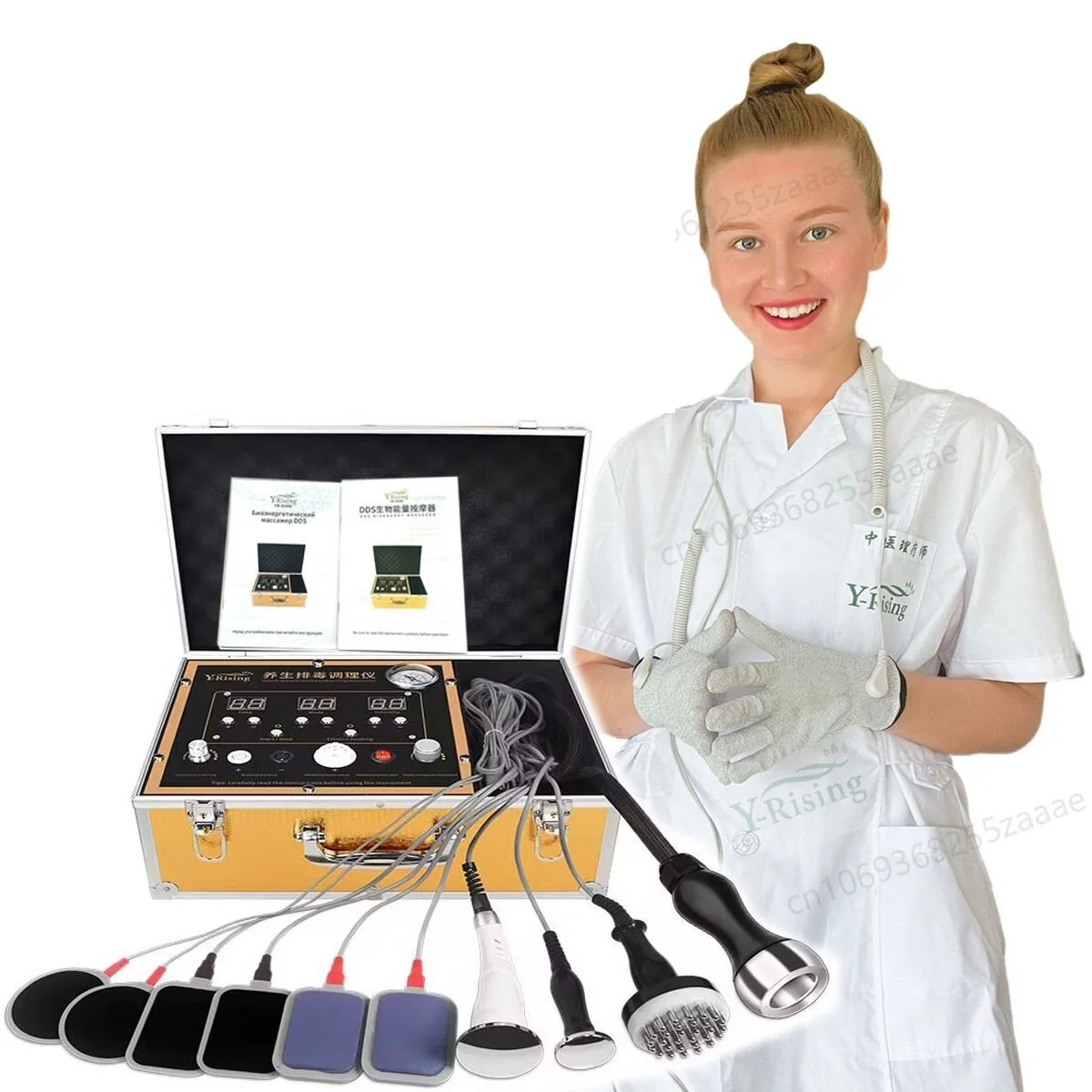 2025 Neues Ganzkörpermassage-Meridian-Baggerinstrument, chinesische Physiotherapie, Gesundheitsfürsorge, DDS, Säure-Basis-Balance-Massagegerät