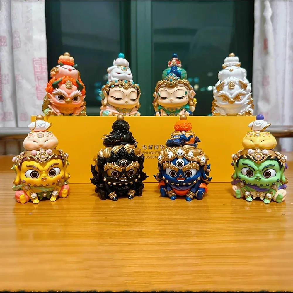 Fufutieite Huigan Hand Puppet Blind Box Ornament Good Luck Solution Museum Dunhuang Bodhisattva Model PVC Chinese Style Gift