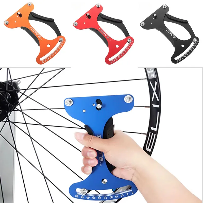 Bicycle Spoke Tension Meter For MTB Road Bike Wheel Spokes Checker Aluminum Alloy Cycling Repair Correction Tool Accessories