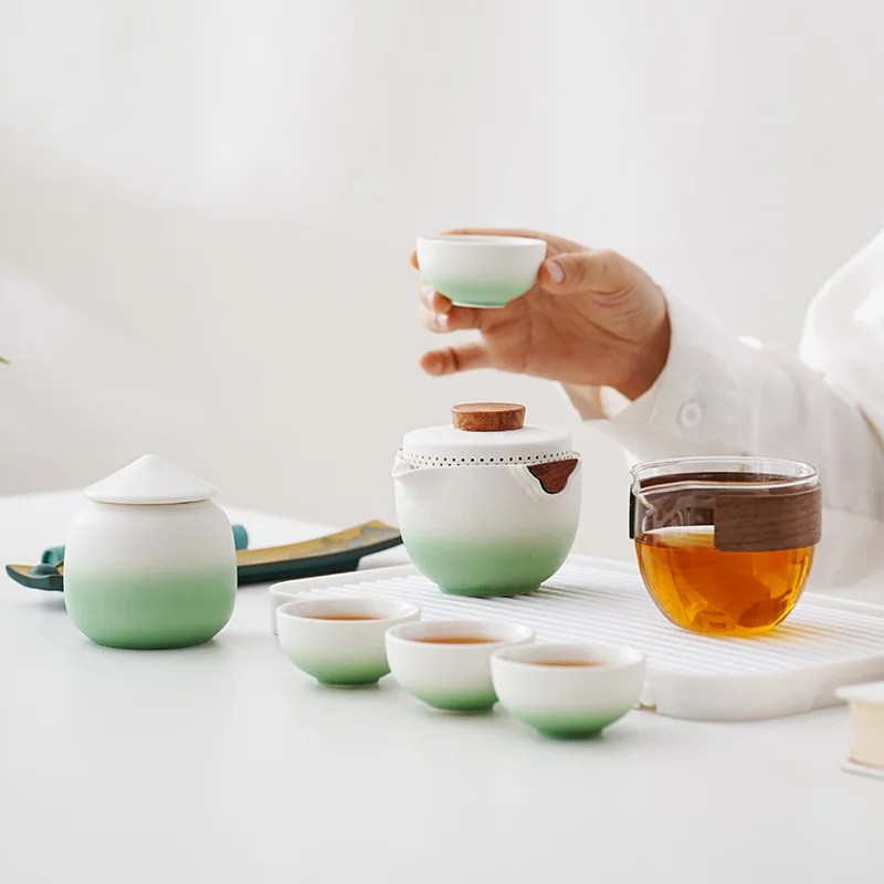 

Travel Kung Fu Incense Tea Set Gift Set for Company Business Events, Client Gifts, Store Opening, and Celebration Souvenirs