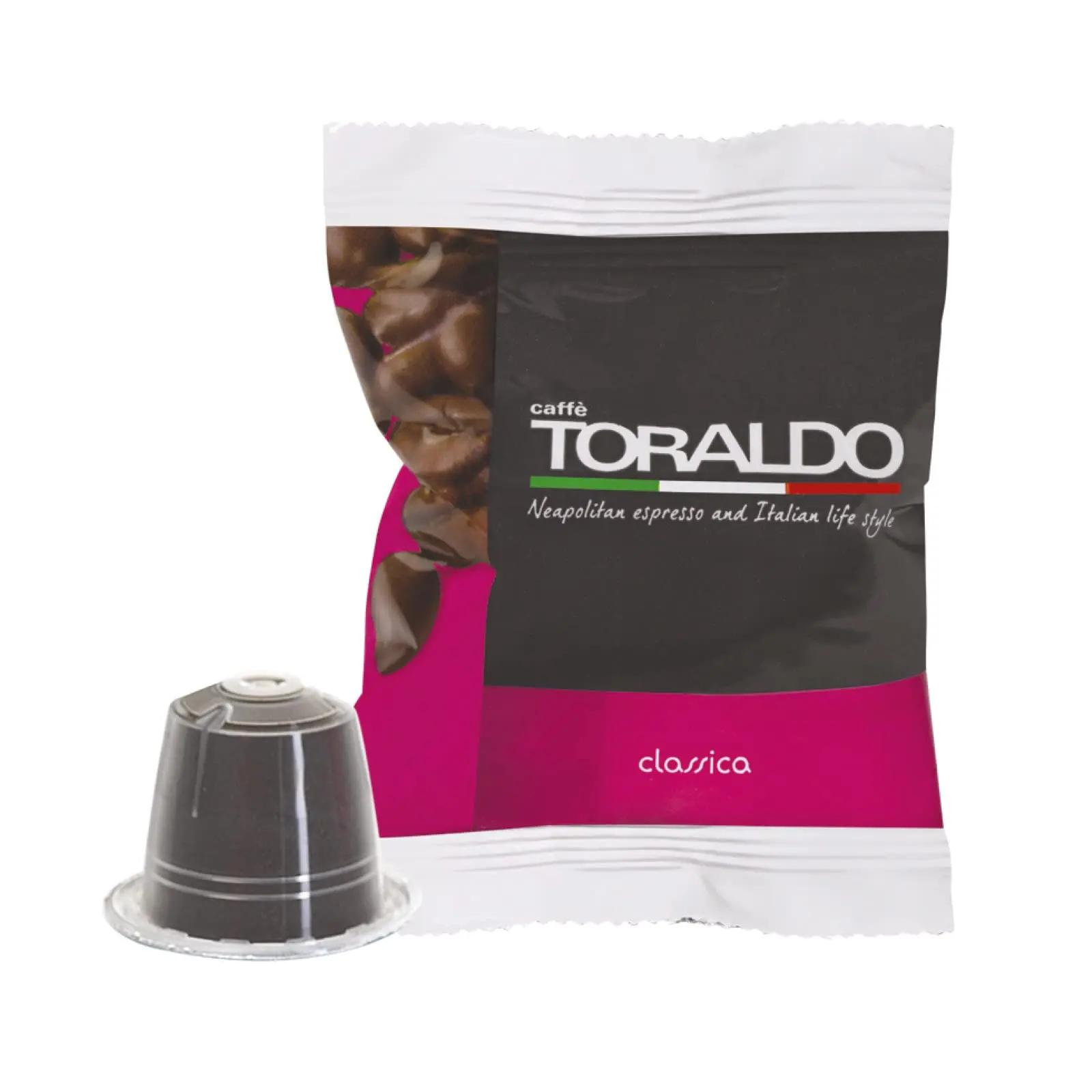CAFÉ TORALDO Nespresso |   Capsules compatibles Nespresso * (100 unités, mélange classique)