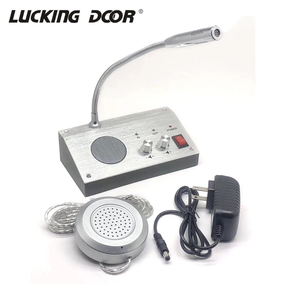 

Window Counter Dual Way Intercom Speaker for Bank Office otor Station Ticket Office Microphone Intercom Speaker System