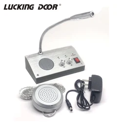 Window Counter Dual Way Intercom Speaker for Bank Office otor Station Ticket Office Microphone Intercom Speaker System