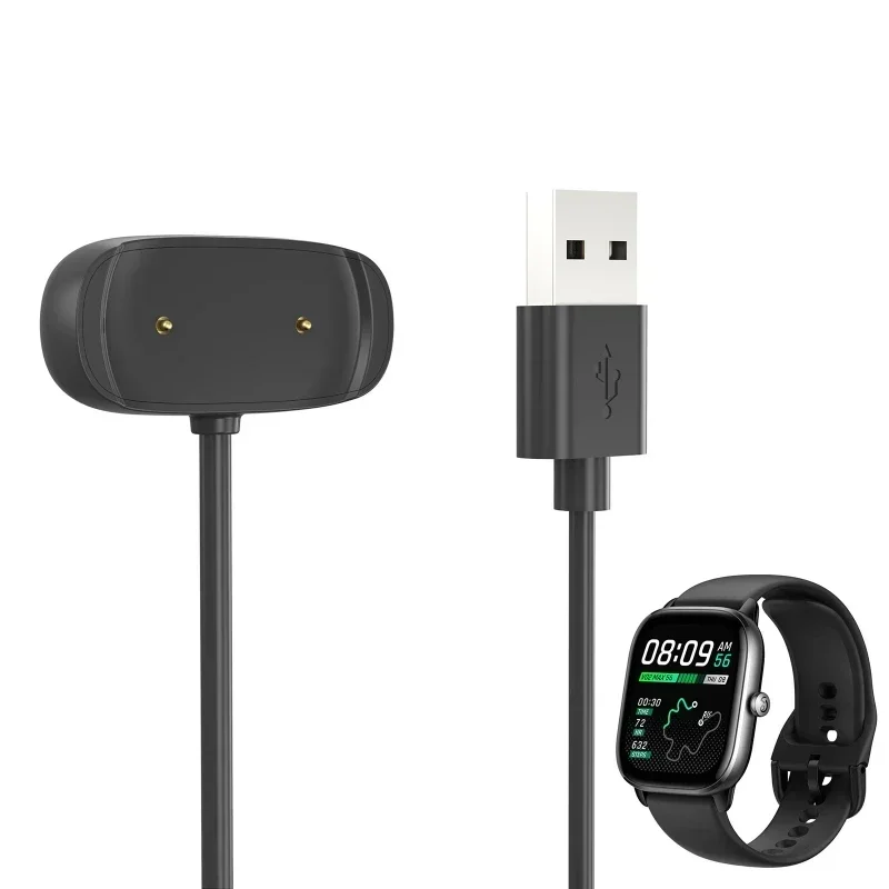 

USB Charging Cable Data for Amazfit T-Rex pro GTR GTR2 2e GTS 4 mini/3 Pro bip 3 5 U Pop pro Smart Watch Charger Adapter Dock