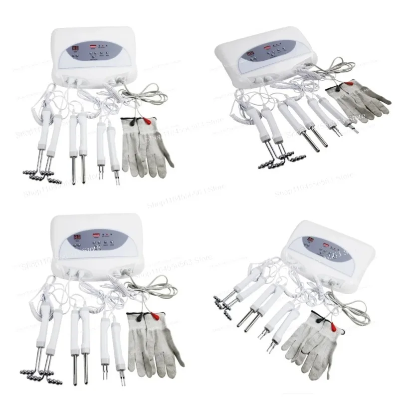 AU-8403 Galvanic Face Lift Machine Gloves Microcurrent Facial Toning Device 2022