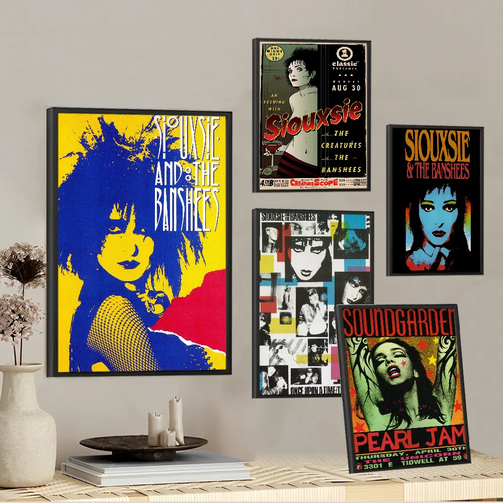 siouxsie and the banshees Self-adhesive Art Poster Whitepaper Prints Posters Artwork Aesthetic Art Wall Painting