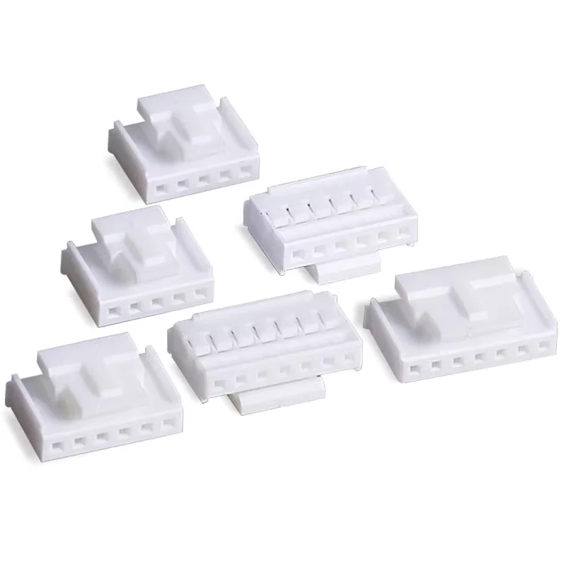 20 Sets/Lot Hy2.0mm Pitch Connector with Lock PCB Single Row Socket Pin Seat Wiring Terminal 2P 3 4 5 6 7 8 9 10P