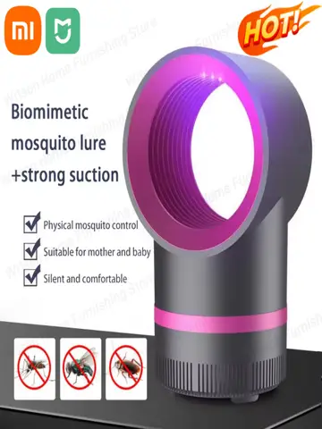 Xiaomi 모기 킬러 램프 전기 플라이 트랩 Insectkiller USB 플러그인 램프 야외 휴대용 음소거 모기 방지 램프 곤충 21 Xiaomi 가정용 모기 킬러 램프 침실 모기 킬러 USB 플러그인 모기 흡수기 캠핑 모기 구충제 램프
