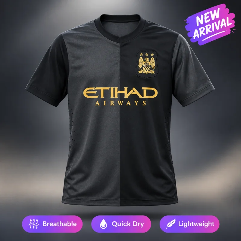 26 New Manchester City Stadium Jerseys 3D Printing Comfortable Fast Drying Breathable Sports Leisure T-shirts for Men and Women