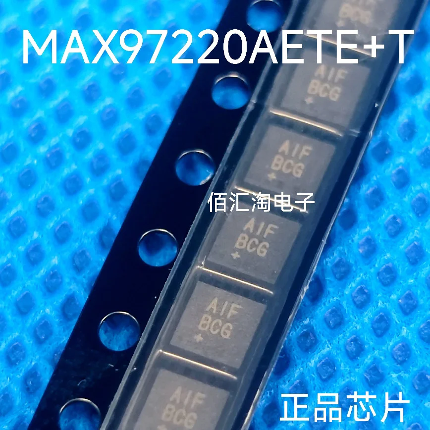 MAX97220AETE+T  MAX97220  Brand new genuine produc:QFN-16-EP