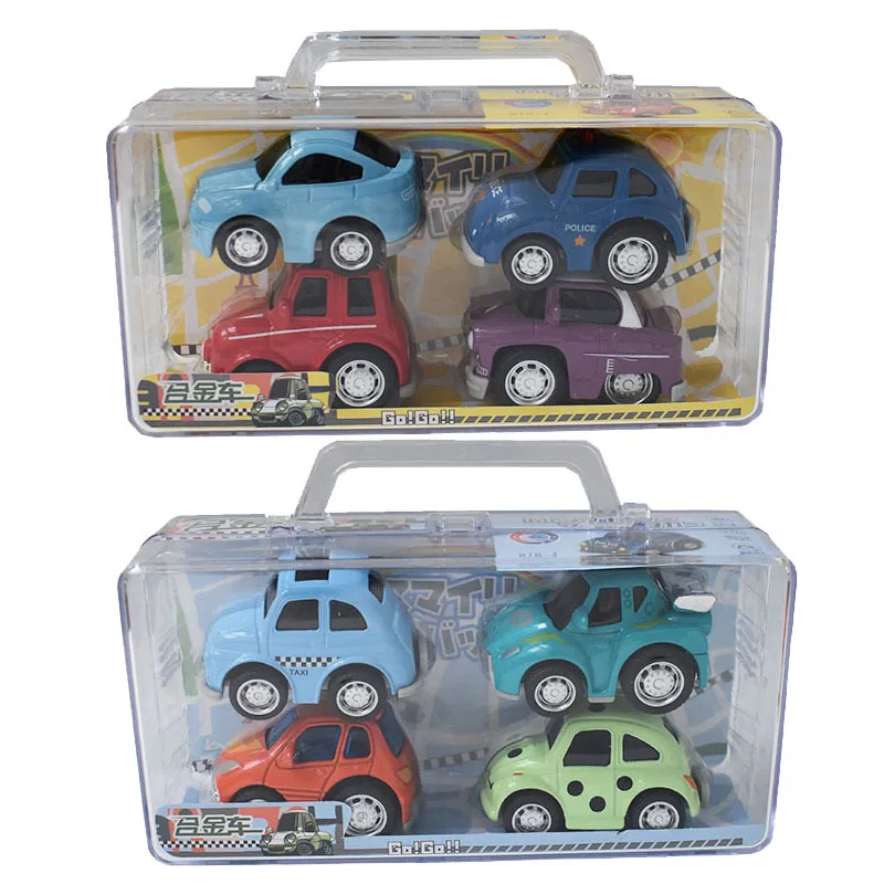 Hot Sale Alloy Cartoon Mini taxi Car Model,Original Package 4pc/lot Car Toys,Kids Car Toys Gift,Wholesale Free Shipping