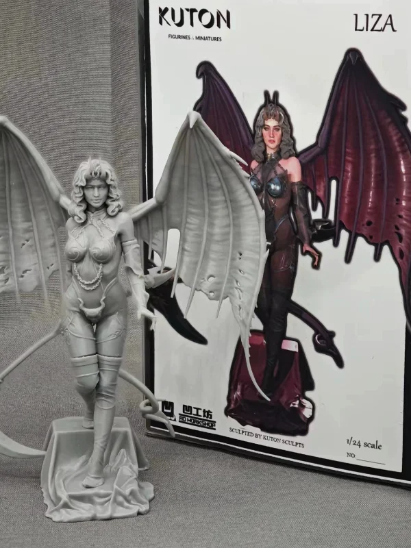 ミニチュアモデル彫刻-デビルリザ-リリス・サキュバスに似たコレクタブルスタチュー-大人のおもちゃ-中国製-全身フィギュア