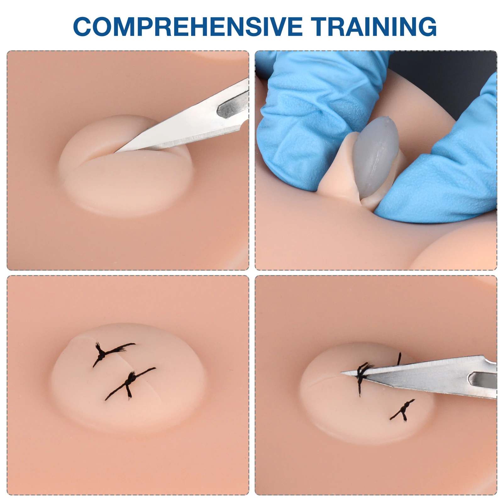 Meds아키텍트-Abscess 절개 및 배수 패드, 피지 낭종 훈련 피부 봉합 패드, 의사의 낭종 수술 제거용