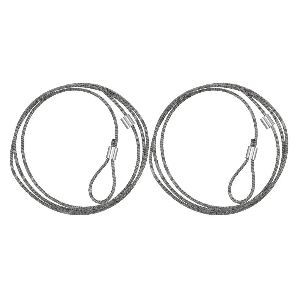 

2 Pcs Basketball Net Stringing Loops Rope Cord Threading Replacement Components Grey Hoop Accessories