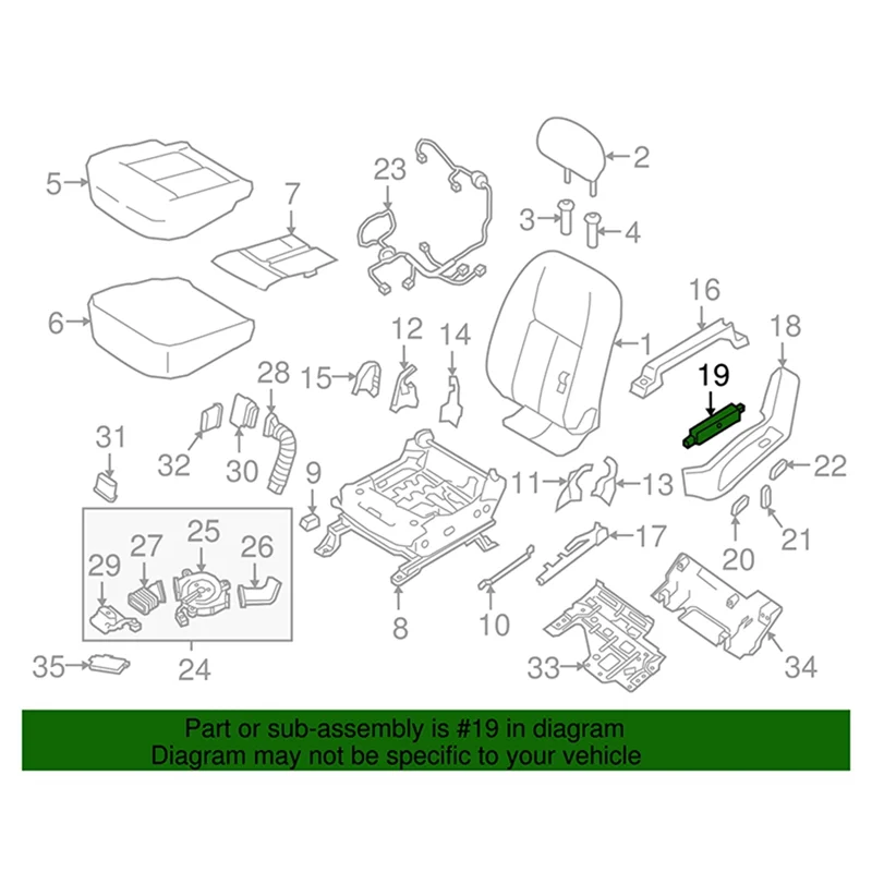 

NEW-1Pair Power Seat Adjuster Switch Position Button For Nissan Altima Rogue Sentra 87016-JM00A 87016-1AA0A 87066-3LZ2A