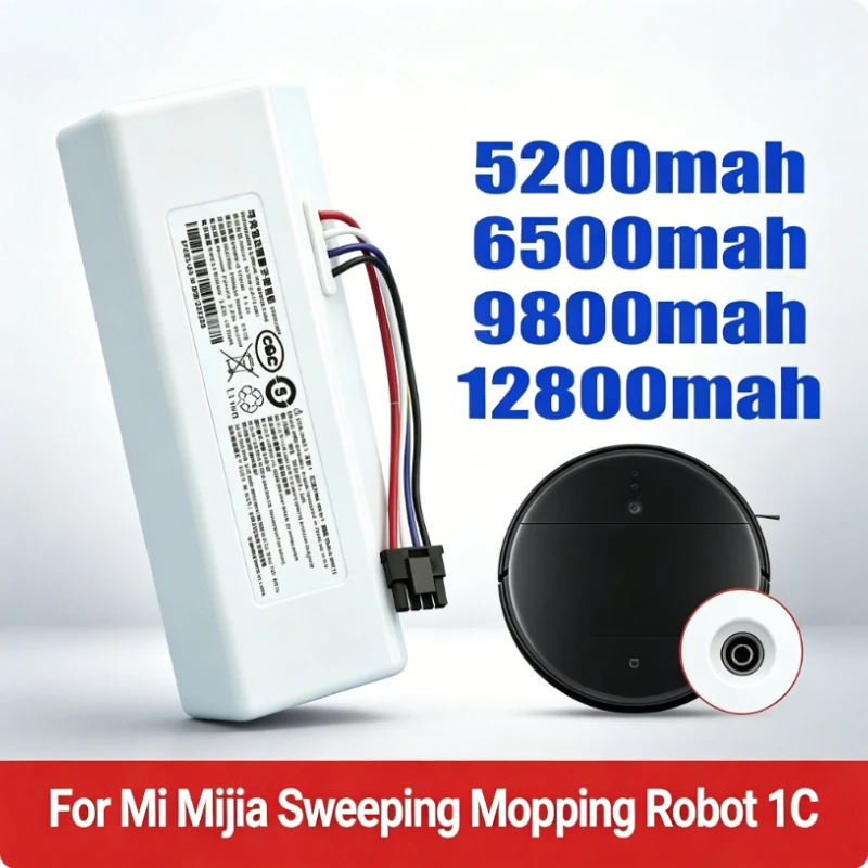 100% Original Robot Battery 1C P1904-4S1P-MM for Xiaomi Mijia Mi Vacuum Cleaner Sweeping Mopping Robot Replacement Battery G1