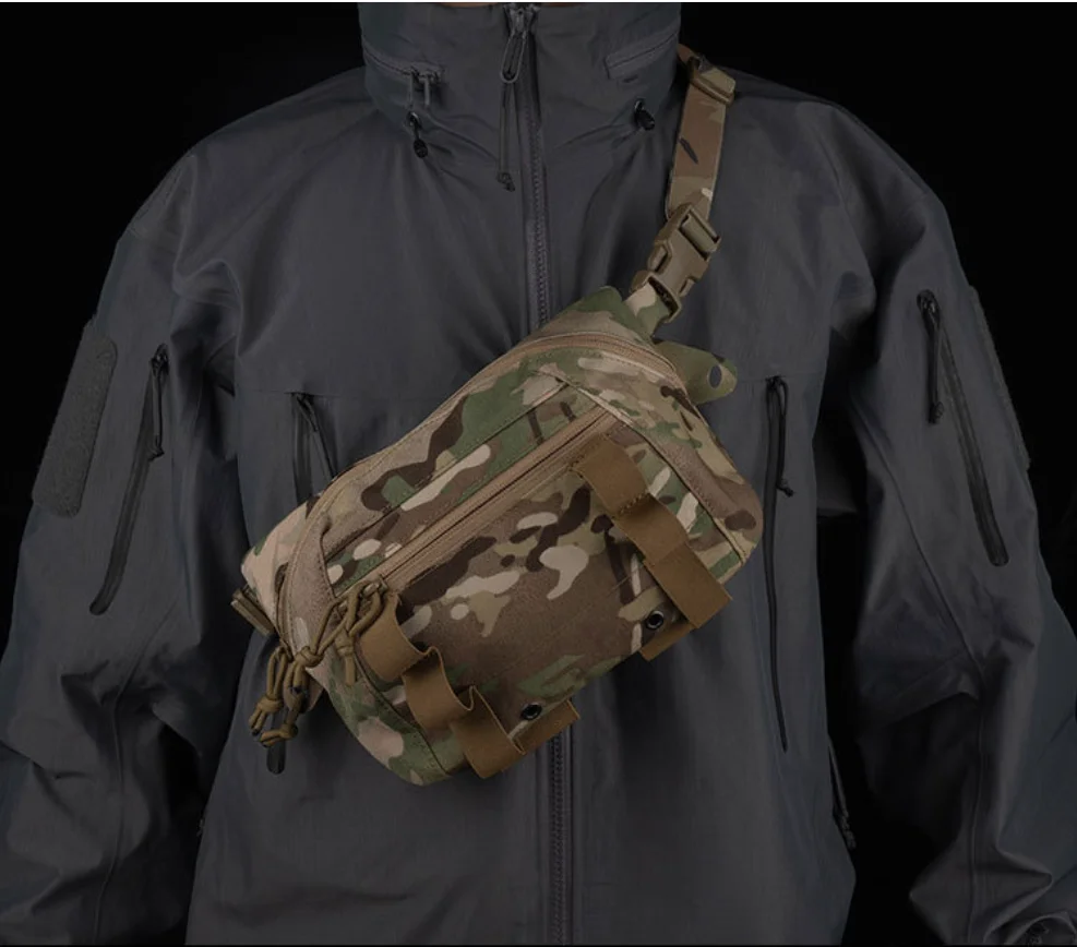 Tactical Abdominal Dangler Drop Pouch SS Style Multi-Purpose Hanger Waist Bag for CS Game Airsoft Hunting Vest Plate Carrier sac