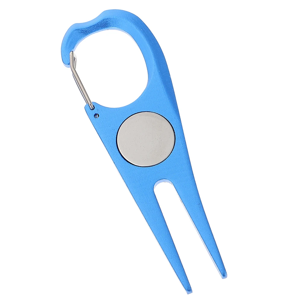 

Golf Divot Tools Black Blue Ball Marker Portable Grass Repair Fork Stainless Steel Aluminum Alloy