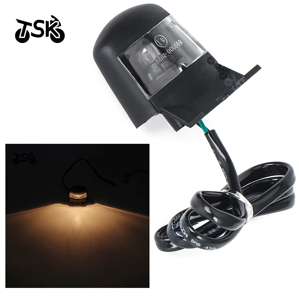 Motorcycle License Plate Light Rear Indicator Lamp ABS Bulb For Yamaha YZF R3 2013-2018 YZF R25 X-MAX MT03 MT25