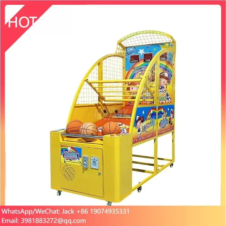 

Coin Operated Game Machine Kids Basketball Arcade Machine Maquina Baloncesto Basketball Shooting Machine