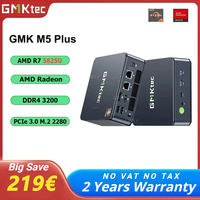 GMKtec M5 Plus Mini PC Ryzen 7 5825U 8G/16G 16/32GB DDR4 512GB/1TB NVMe SSD Windows 11 Pro WiFi6E Dual 2.5G LAN 3x 4K USB-C