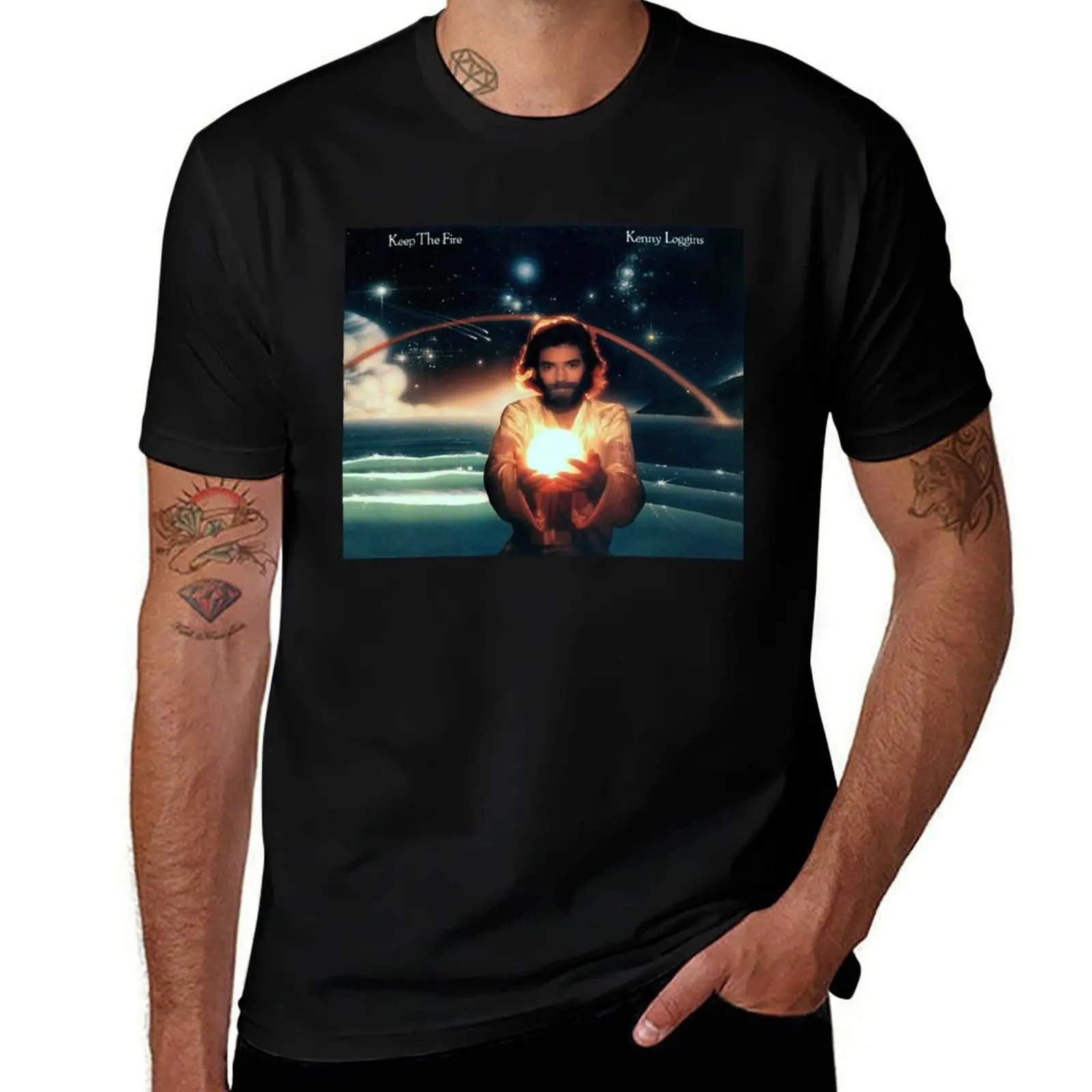 

Kenny Loggins Celebrate Me Home Keep The Fire Rave Acid T-Shirt new edition anime stuff Clothing shirts men graphic