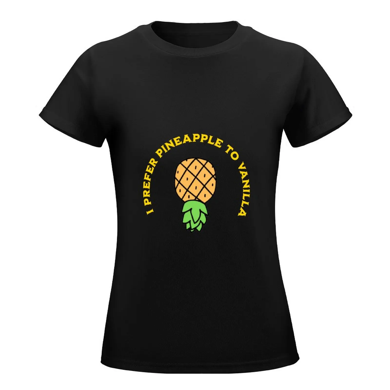 I Prefer Pineapple to Vanilla Upside Down Pineapple Swinger T-Shirt plus sizes vintage customs design your own Woman clothing