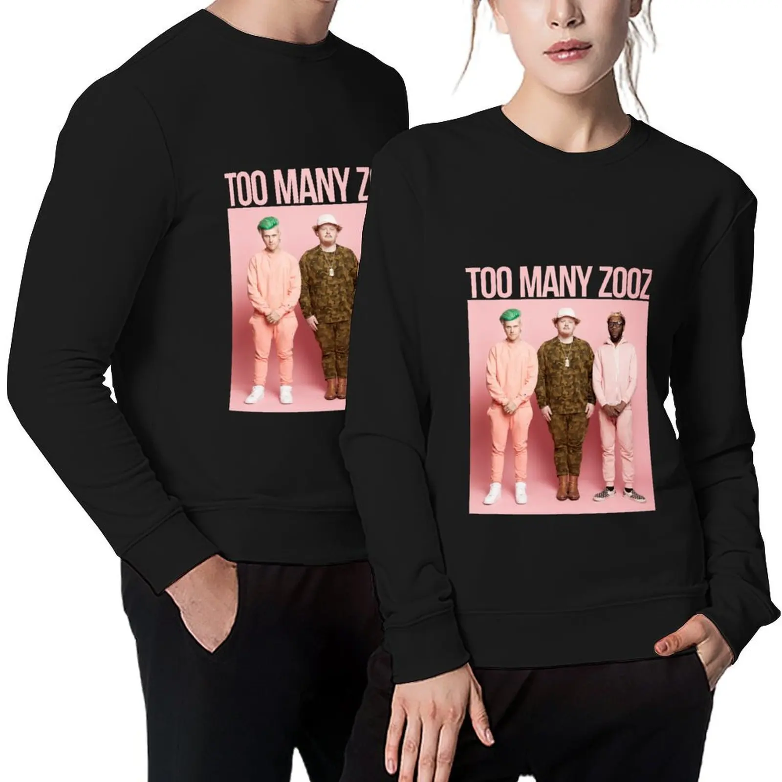 

TOO MANY ZOOZ Pullover korean style clothes blouse men's clothes male clothes anime sweatshirt