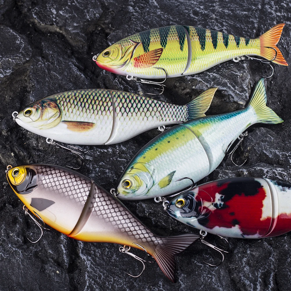 Chan\'s Huang Big Game 7INCH 2.89OZ Artificial Sinking Glide Bait Sinking Hard Slider Bait Single Jointed Swimbait Fishing Lures