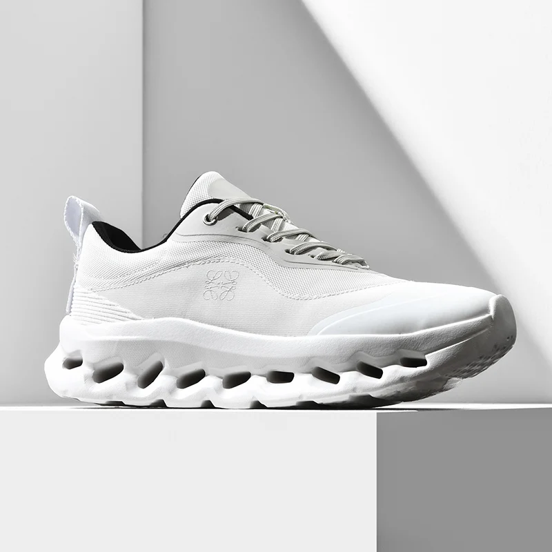 

Men's Running Shoes, Low-Top Thick-Soled Cushioning, Non-Slip Outdoor Sports Shoes, Lightweight, Breathable, Casual Mesh Running