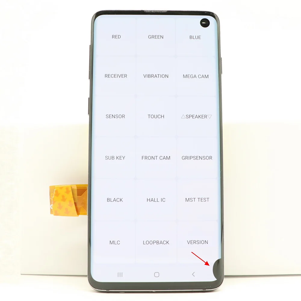 With defects For Samsung Galaxy S10 AMOLED G973 G973F LCD Display Touch Screen Digitizer Assembly Replacement 100% testing