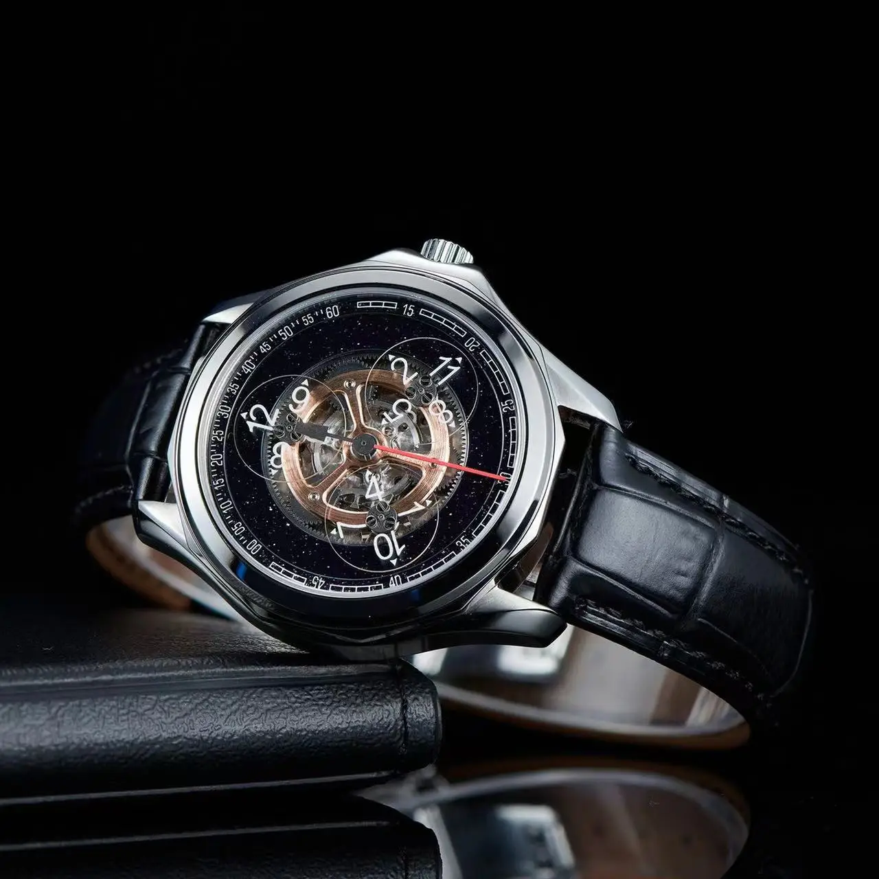 

Мужские часы OBLVLO Star Creative, полностью автоматические механические часы, мужские часы, модные и модные мужские наручные часы со скелетом