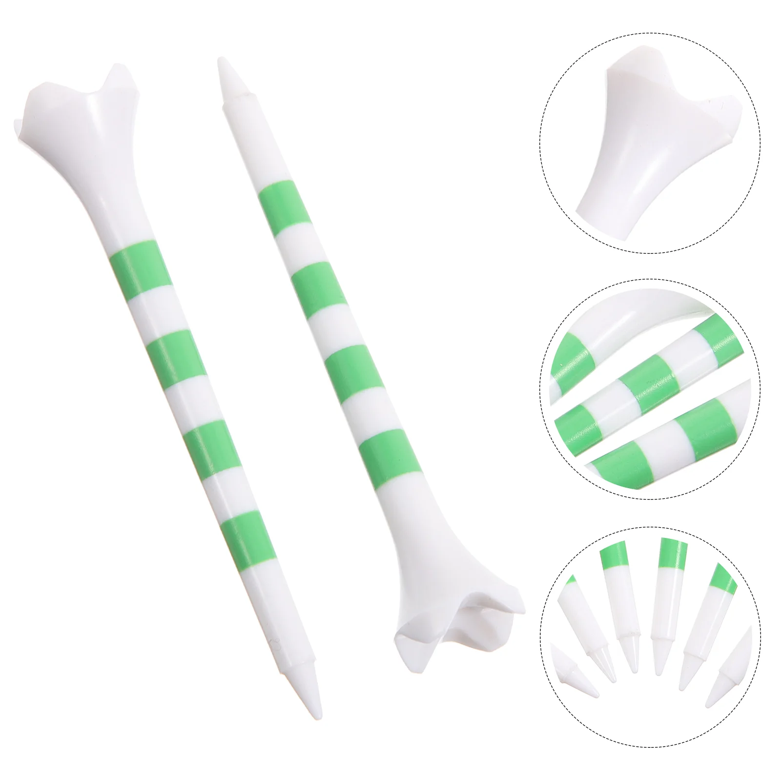 20 Pcs Golf Tee Tees Replaceable Balls Golfs Spikes New Holder Accessories Mat Wear-resist Small