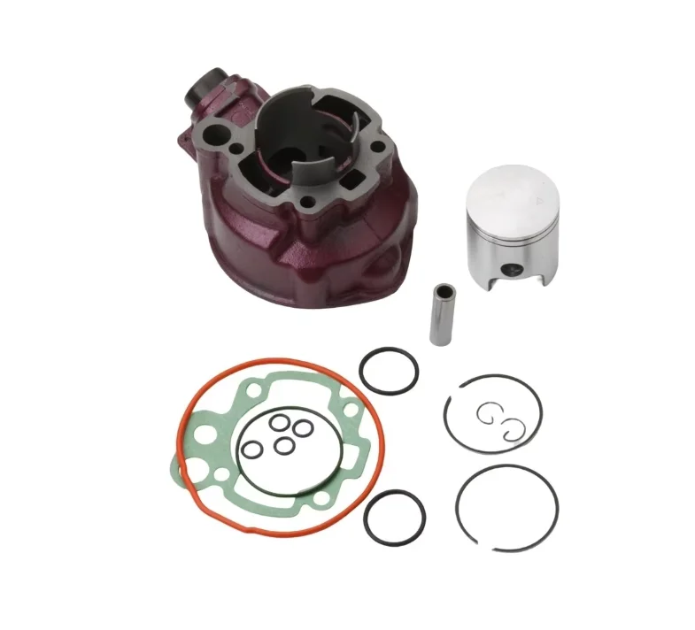 High Performance 49mm 90cc 2-Stroke Big Bore Cylinder Piston Gasket Ring Kit 2000-2006 Engine Rebuild Top End Parts