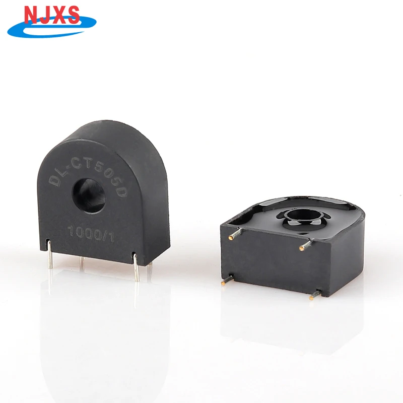 PCB Mount Mini Current Transformer 1A 0.5mA 1mA 5A 2.5mA 50A 25mA 0~60A DL-CT502D 505D 525D 602D 4 Pins Precision CT Coil AC