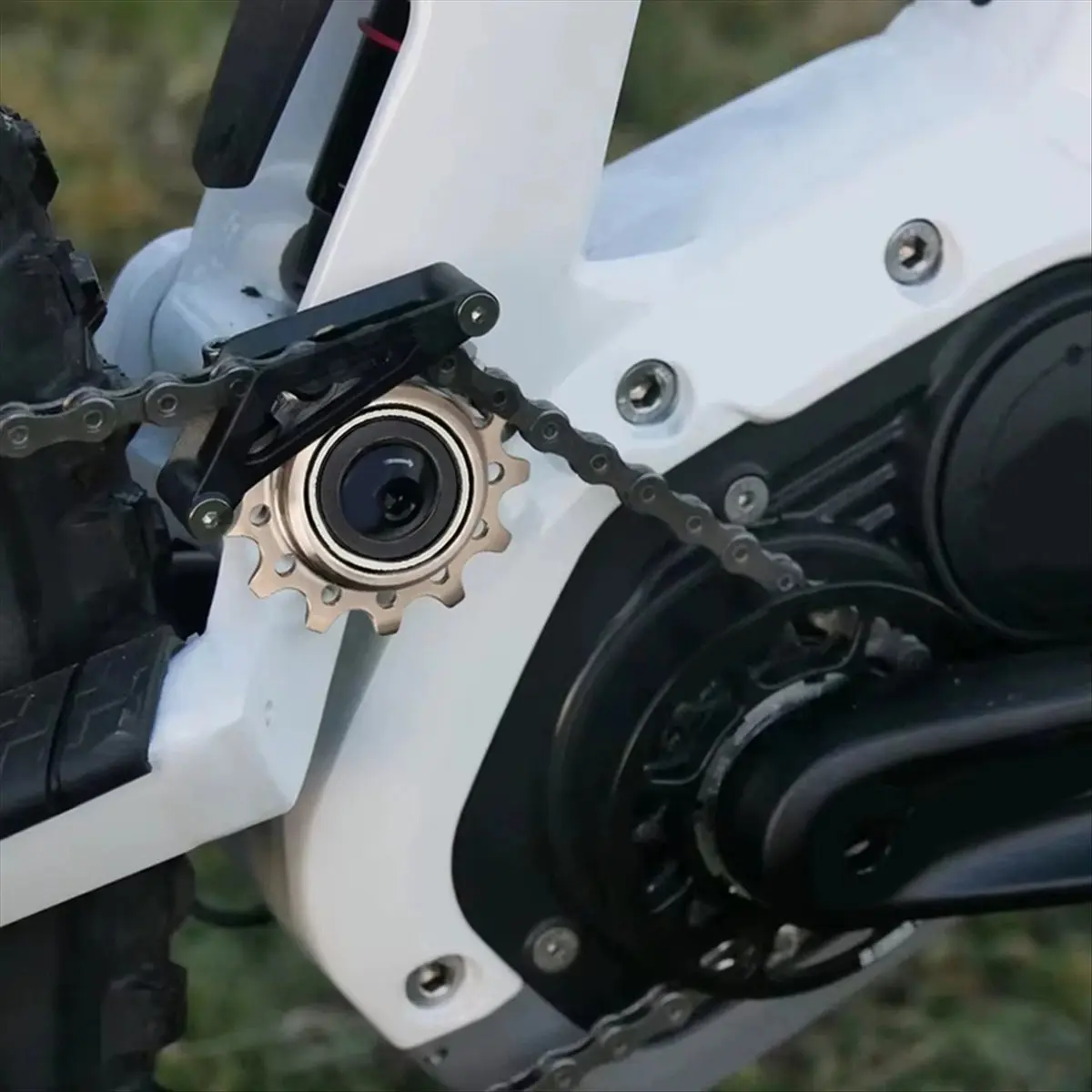 Y789A-подвесной натяжной шкив с высоким поворотом, стальное колесо 13T для Haibike для велосипеда Hybridizer Ebike