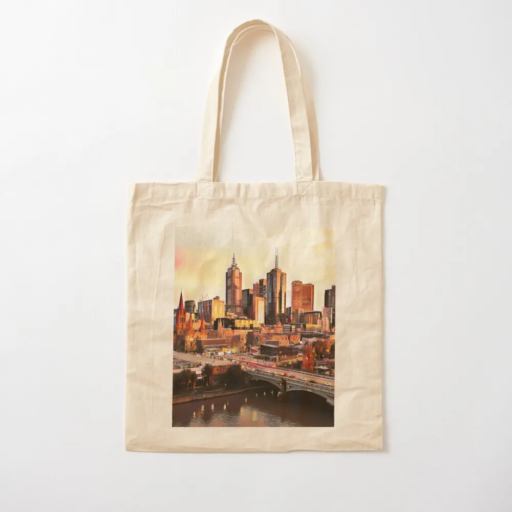 

Melbourne Tote Bag university shopper bag Candy bags canvas tote bags Canvas Tote Bag