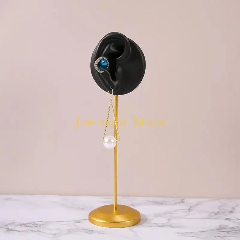 C71B Bông hiển thị nhựa và vật liệu hợp kim Người giữ đồ trang sức Bông Màn hình Bông Trang sức Hiển thị Phụ kiện