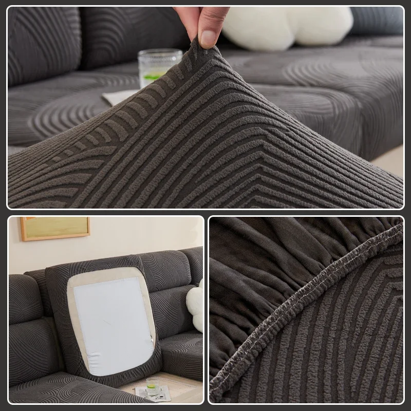 Adjustable Elastic Sofas Covers Adaptable Covers for Sofas for Living Room Slipcovers Couch Chair Cover 1/2/3/4 Seater L-shaped