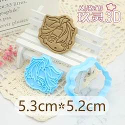 Game Impact Wriothesley Cake Tool Animal Cookie Cutter Christmas Cutters Biscuit Stamp Fondant Mould Baking Sugarcraft Molds